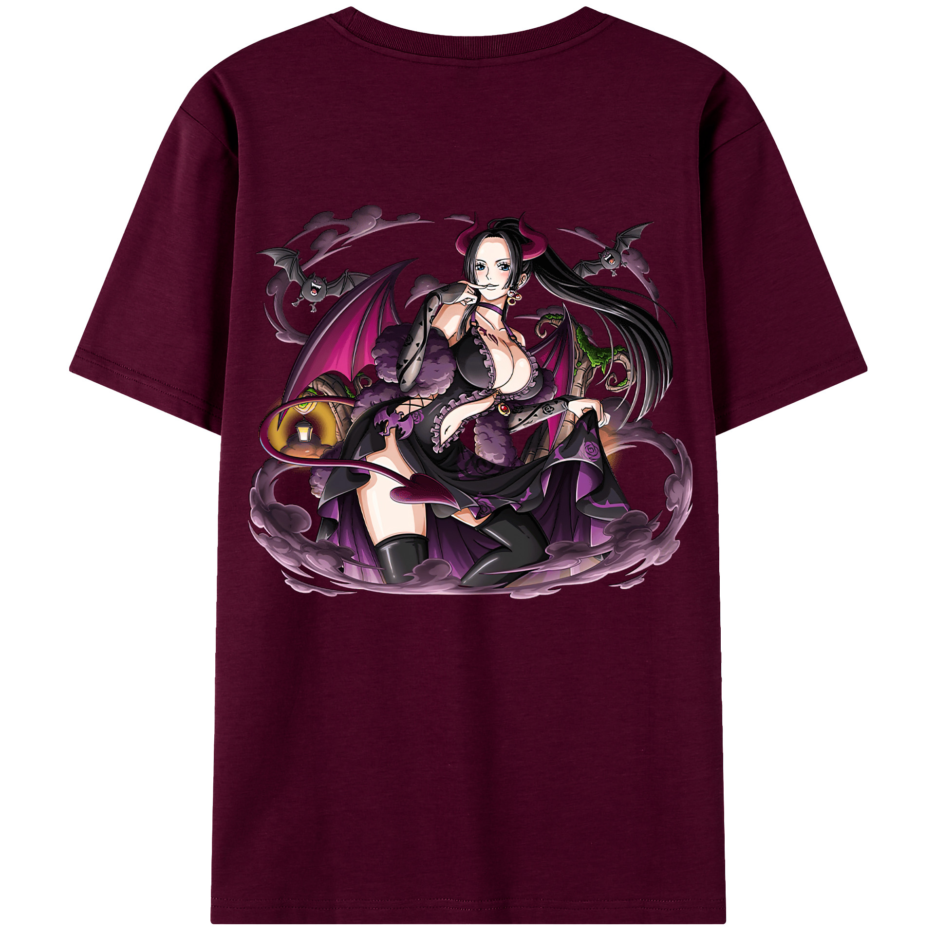 ワンピース ボア・ハンコック ONE PIECE Boa·Hancock レディース半袖Tシャツ(バックプリント)